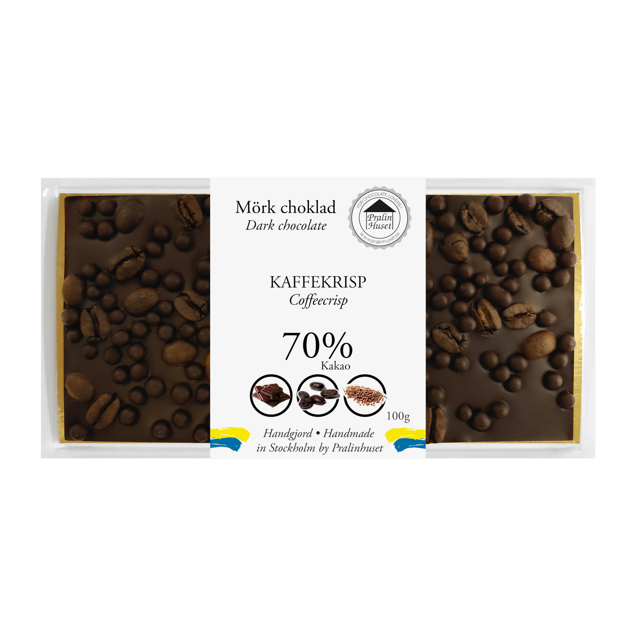 Pralinhuset - 70% Kakao - Kaffekrisp