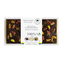 Pralinhuset - 100% Kakao - Pistage & Kardemumma