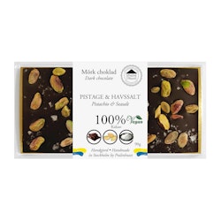 Pralinhuset - 100% Kakao - Pistage & Havssalt