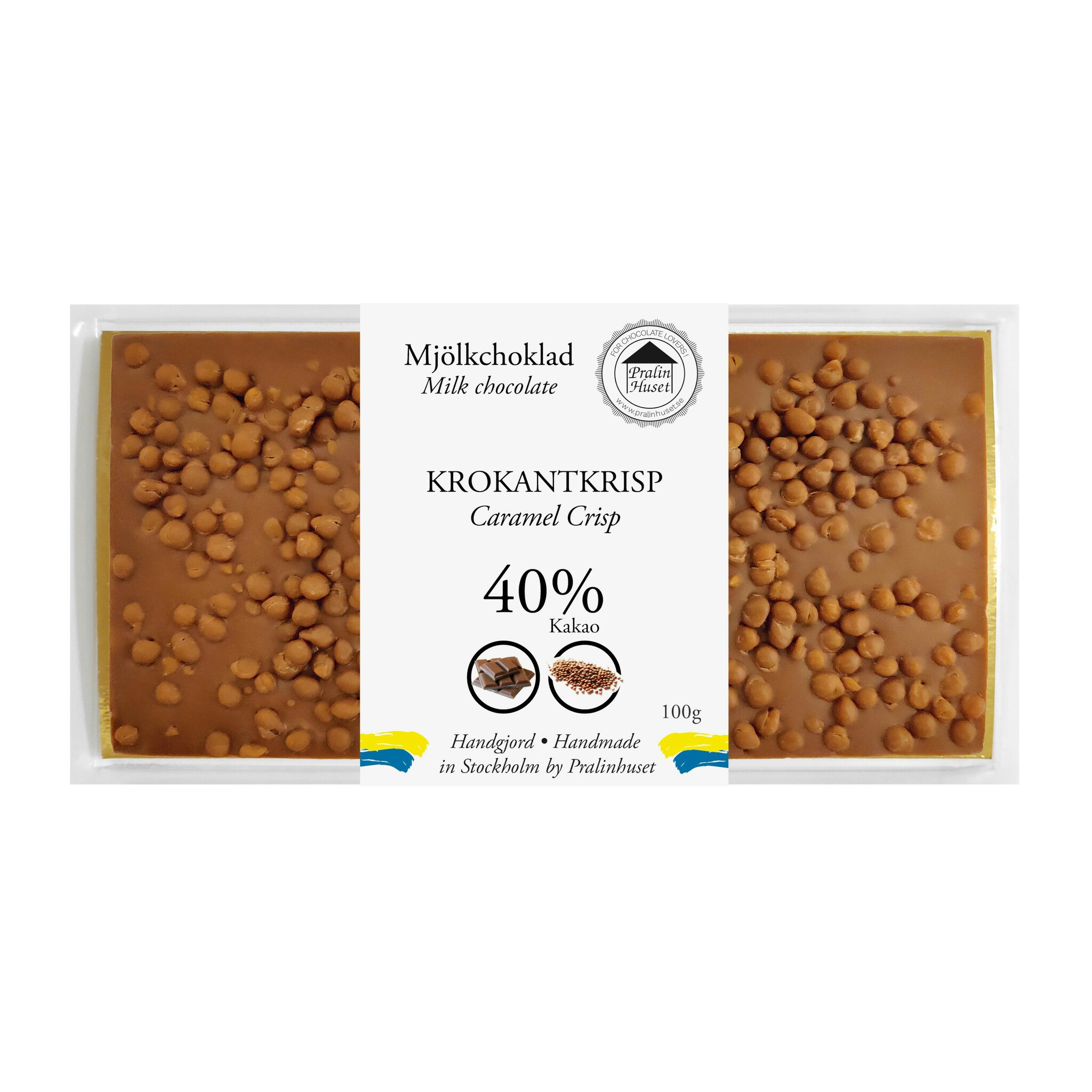 Pralinhuset - 40% Kakao - Krokantkrisp