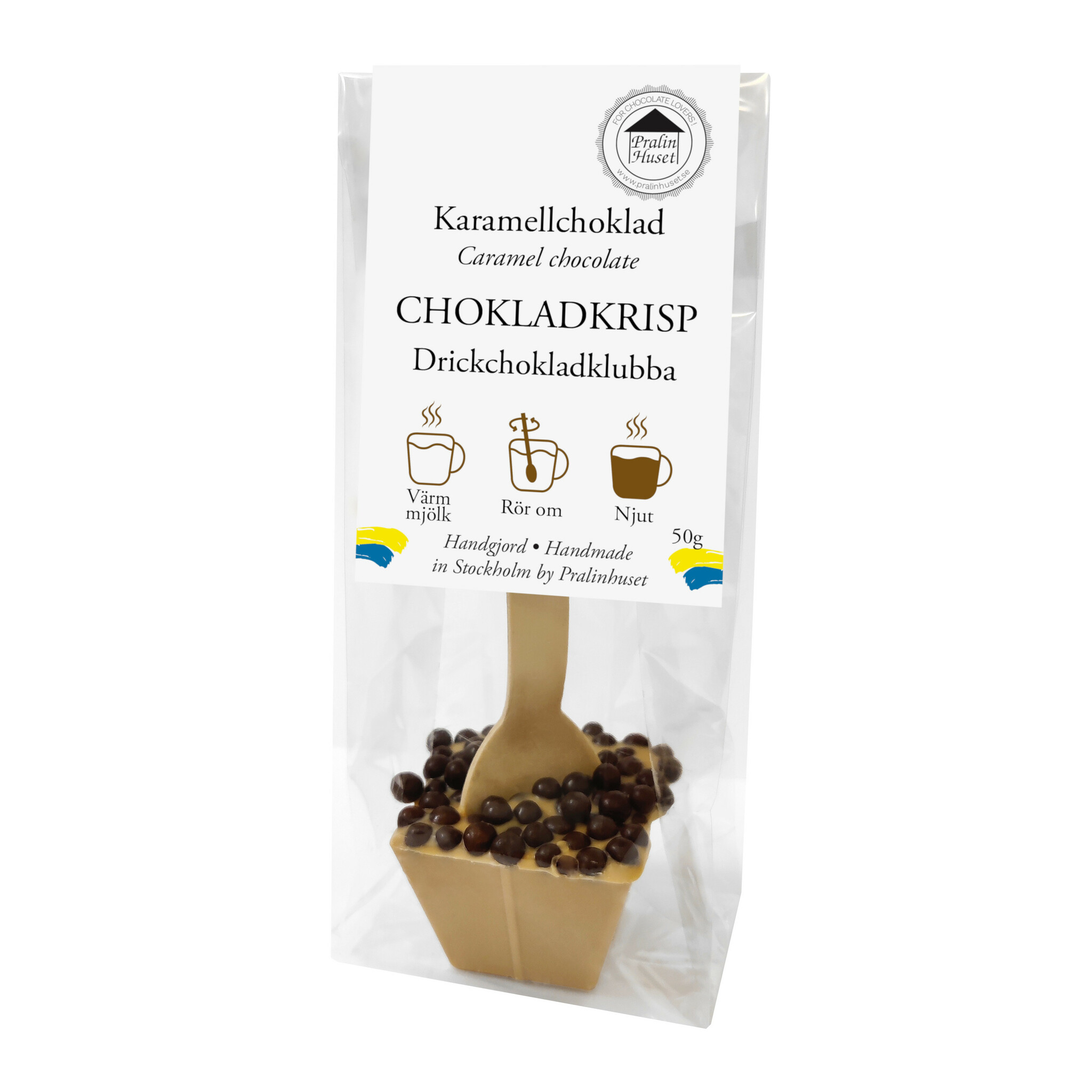 Pralinhuset - Drickchoklad - Karamellchoklad - Mörk Chokladkrisp