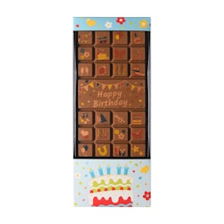 Chokladfigur - Happy Birthday - 70g