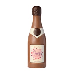 Chokladfigur - Champagneflaska Cheers! - 100g