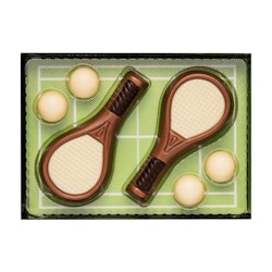 Chokladfigur - Tennisrackets - 65g