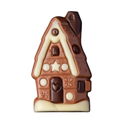 Julfigur - Gingerbread House - Mjölkchoklad