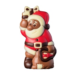 Chokladfigur - Santa with Present - 75g