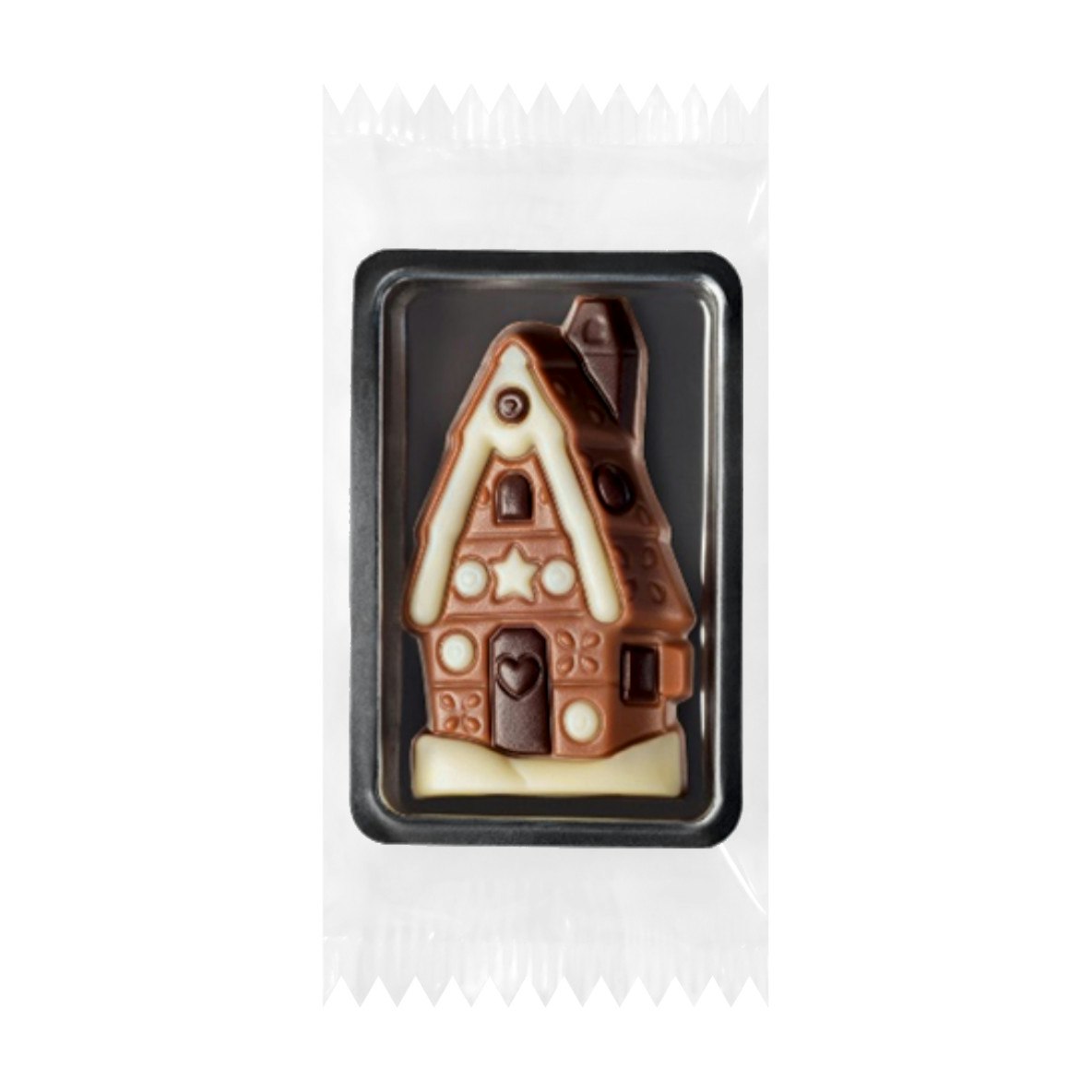 Julfigur - Pepparkakshus - Mjölkchoklad