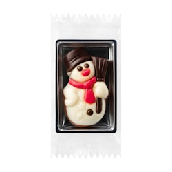 Julfigur - Snögubbe - Mjölkchoklad