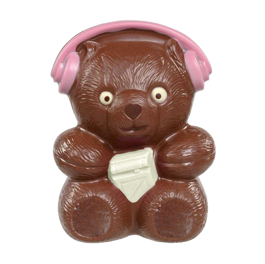 Chokladfigur - Björn med Hörlurar - 80g