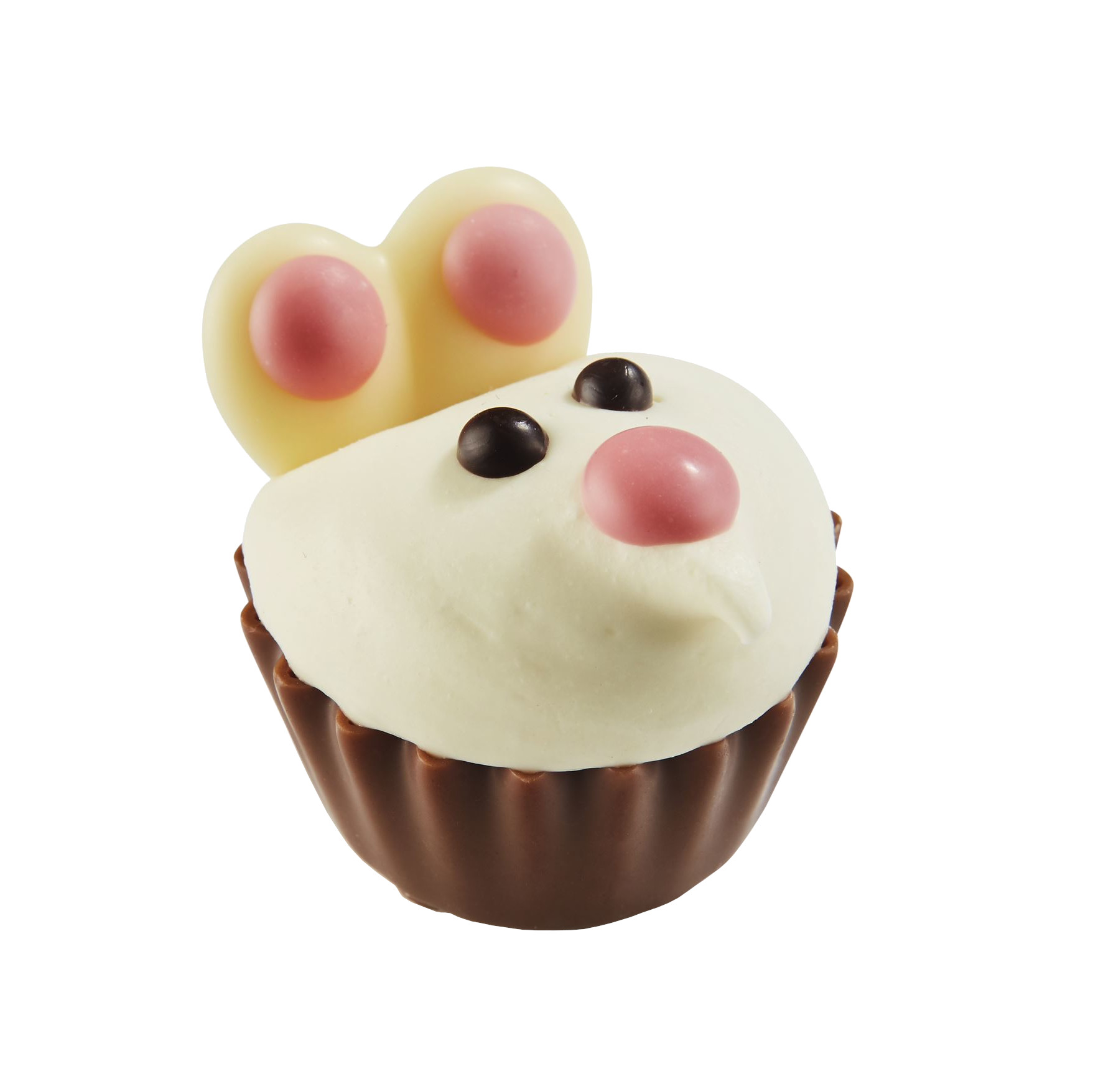Pralin & Tryffel - Mouse Cupcake - Mandelkräm & Vit Choklad