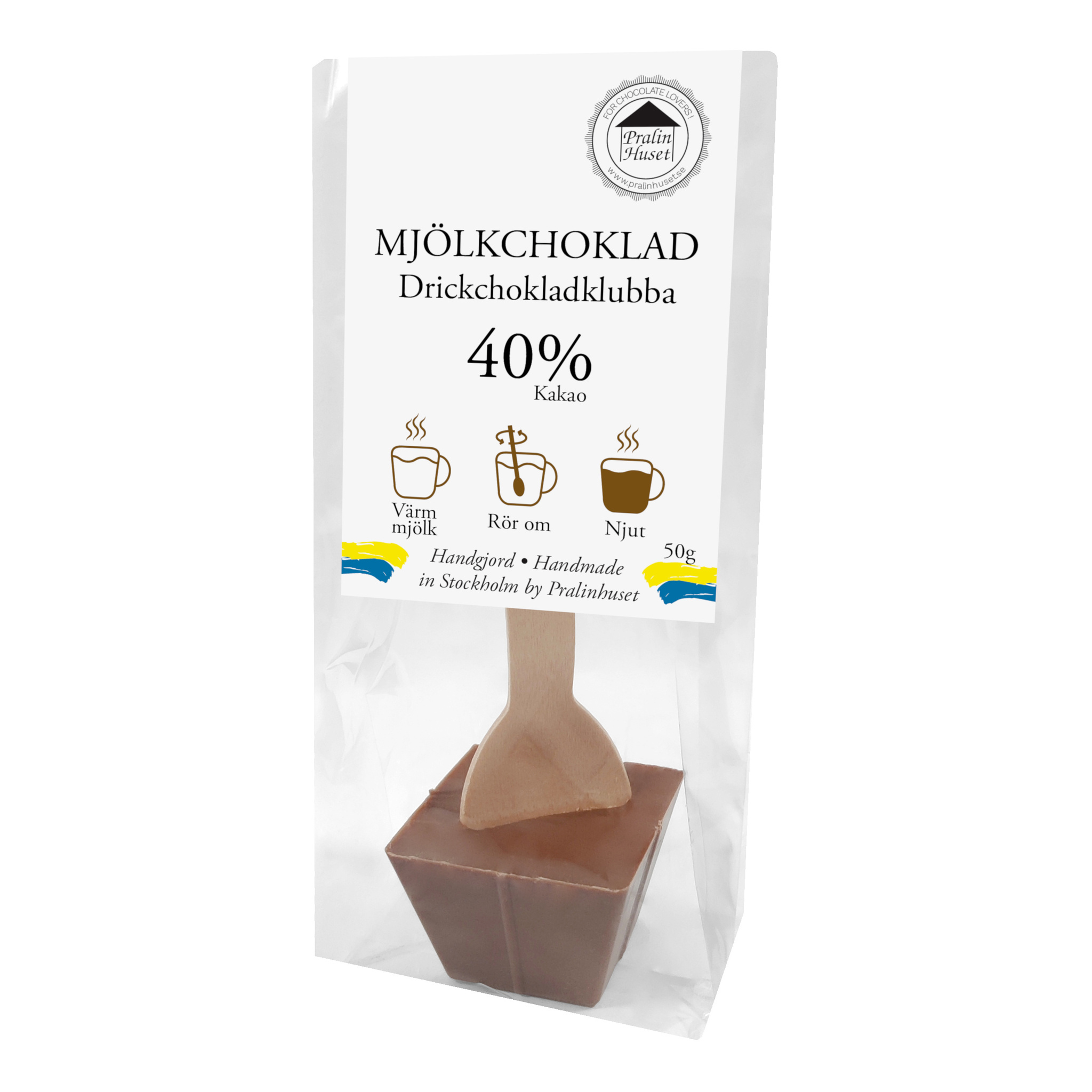 Pralinhuset - Drickchoklad - 40% Kakao