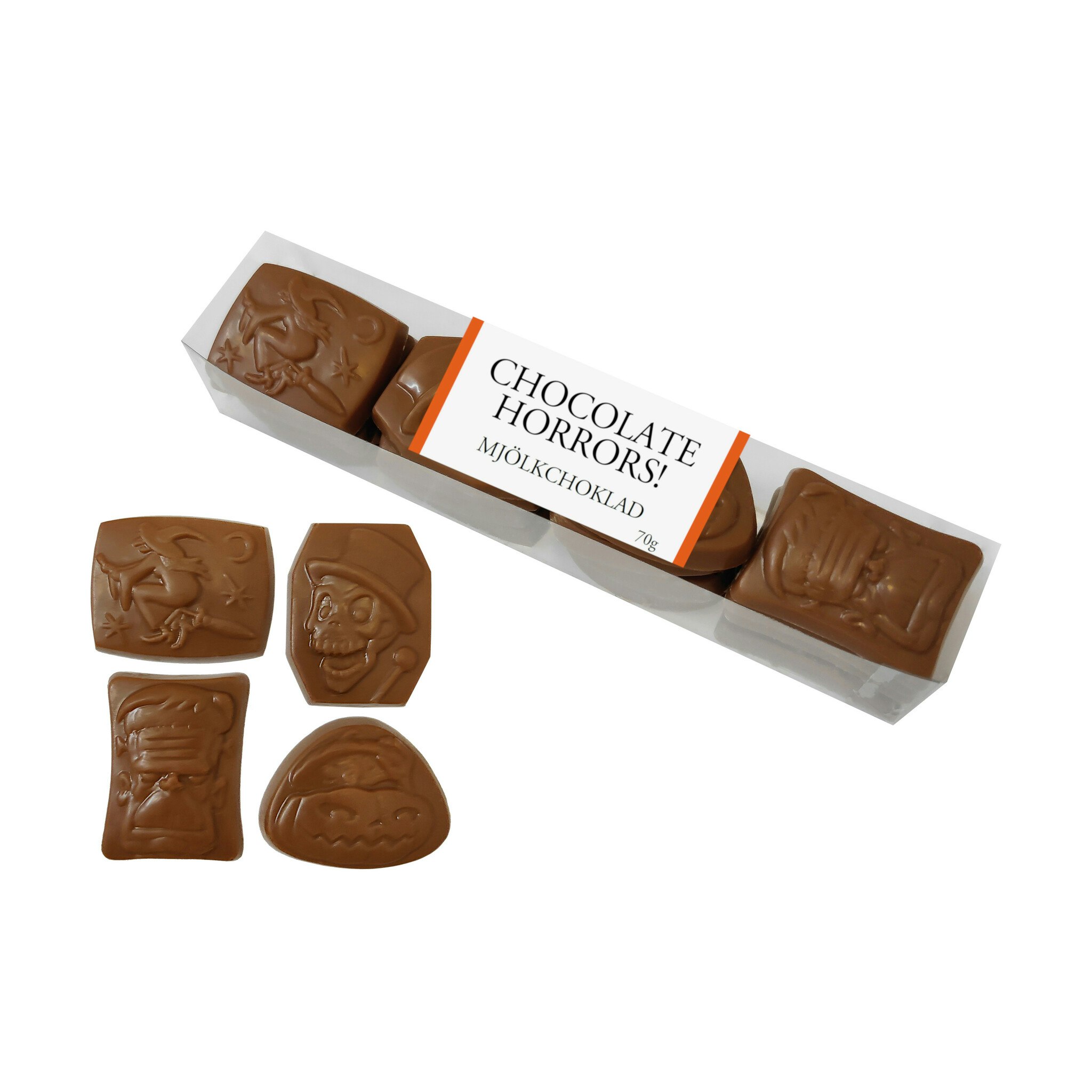 Pralinhuset - Chocolate Horrors! Mix - Mjölkchoklad