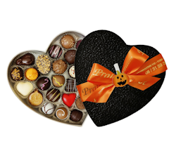 Pralinhuset - Halloween Ask - Black & White - 335g