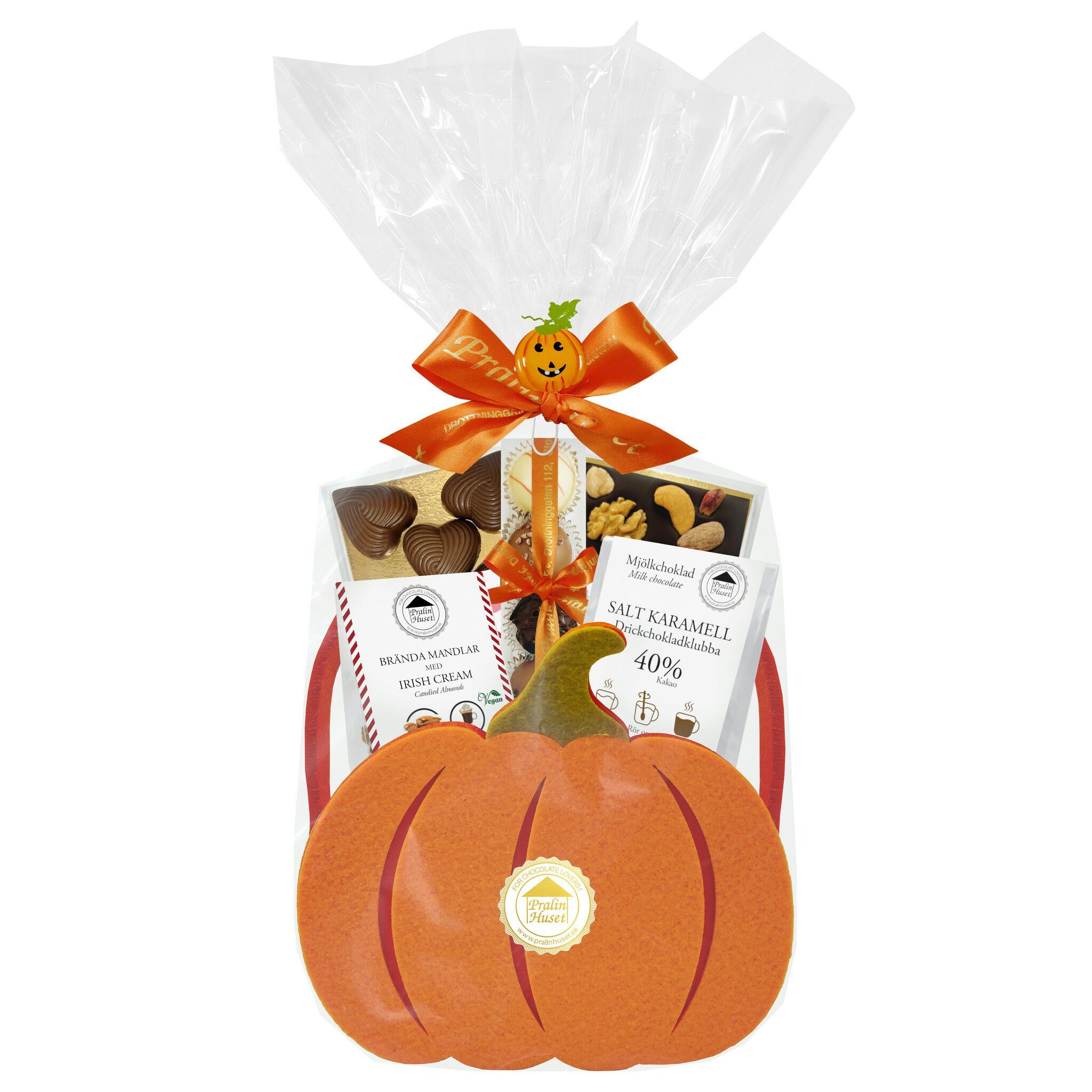 Pralinhuset - Halloween - Korg - Stor Pumpa