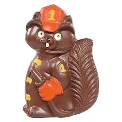 Chokladfigur - Brandmansekorre - 250g