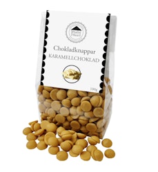 Pralinhuset - Chokladknappar - Karamellchoklad - 100g