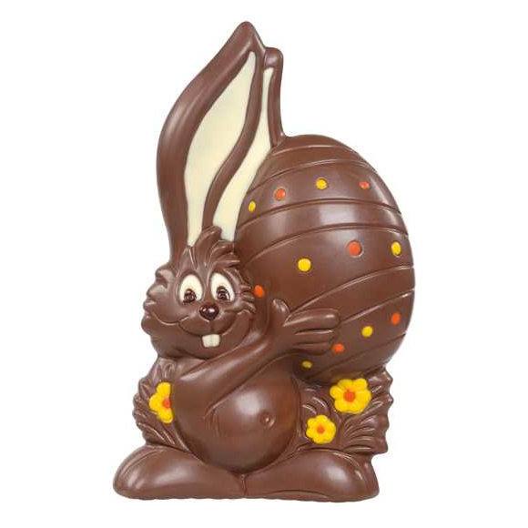 Chokladfigur - Festive Easter Bunny - 60 gram