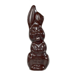 Chokladfigur - Glada Påskharen - Mörk - 100 gram