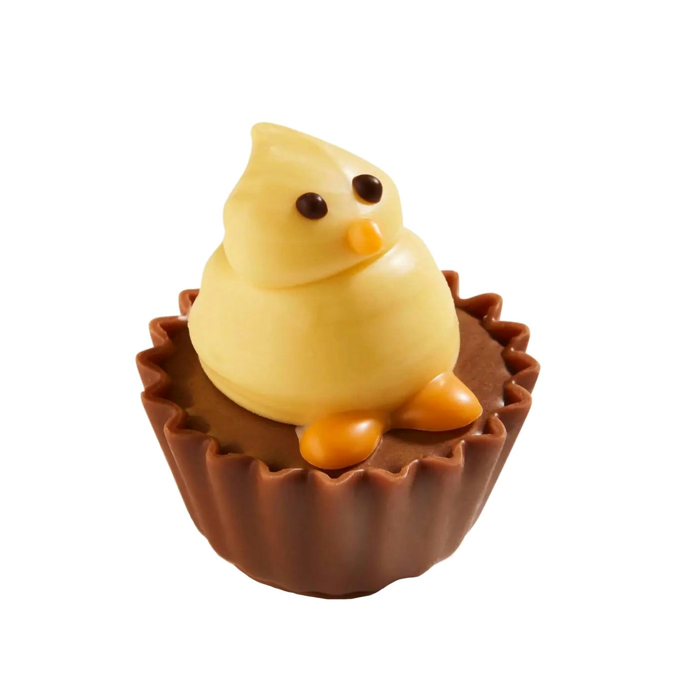 Påskpralin - Chicken Cupcake - Nougatkrisp