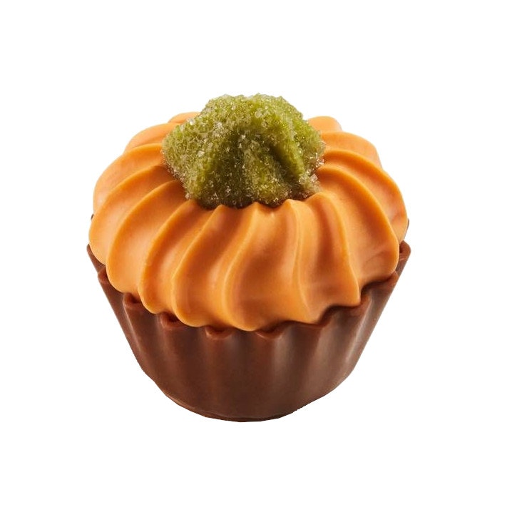 Pralin & Tryffel - Pumpa Cupcake Orange - Salt Karamell