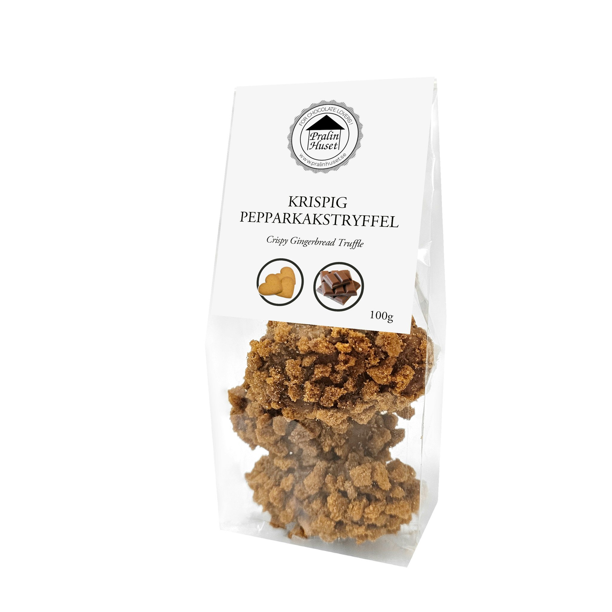 Pralinhuset - Krispig Pepparkakstryffel - 100g