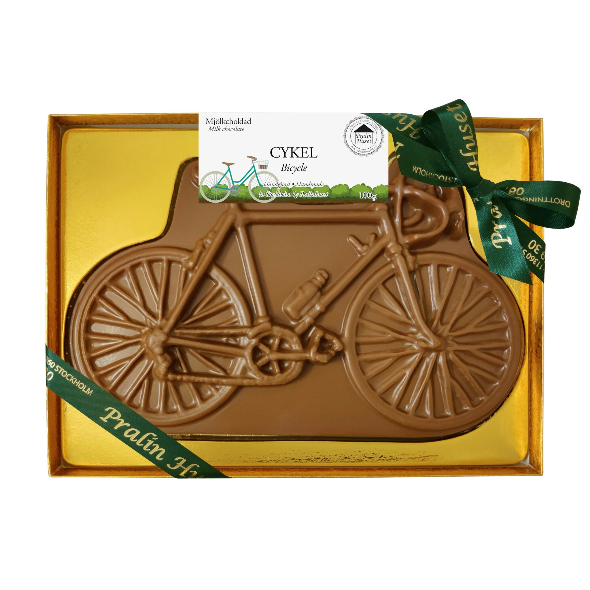 Pralinhuset - Cykel - Mjölkchoklad - 100g
