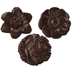 Pralin & Tryffel - Blomma - Mörk Choklad - Utan Tillsatt Socker