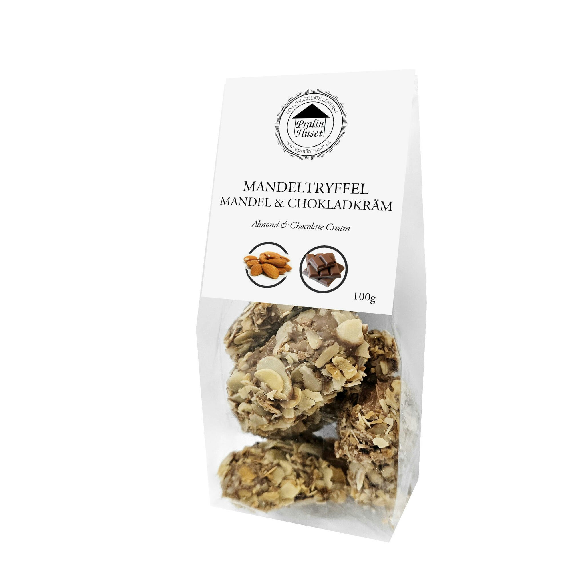 Pralinhuset - Mandeltryffel - 100g