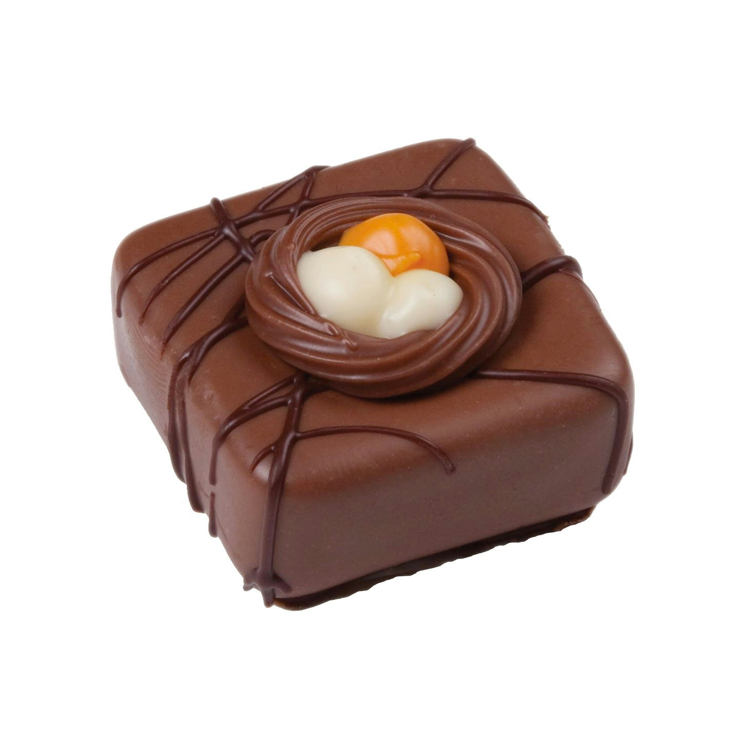 Påskpralin - Bird's Nest - Hasselnötsnougat