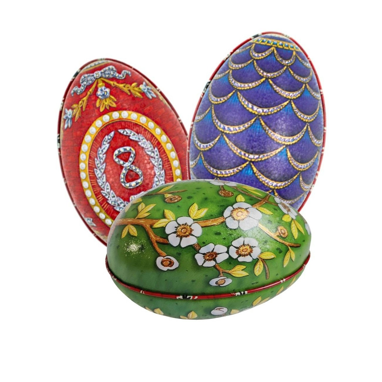 Pralinhuset - Tomt Fabergéägg - 6 olika Varianter