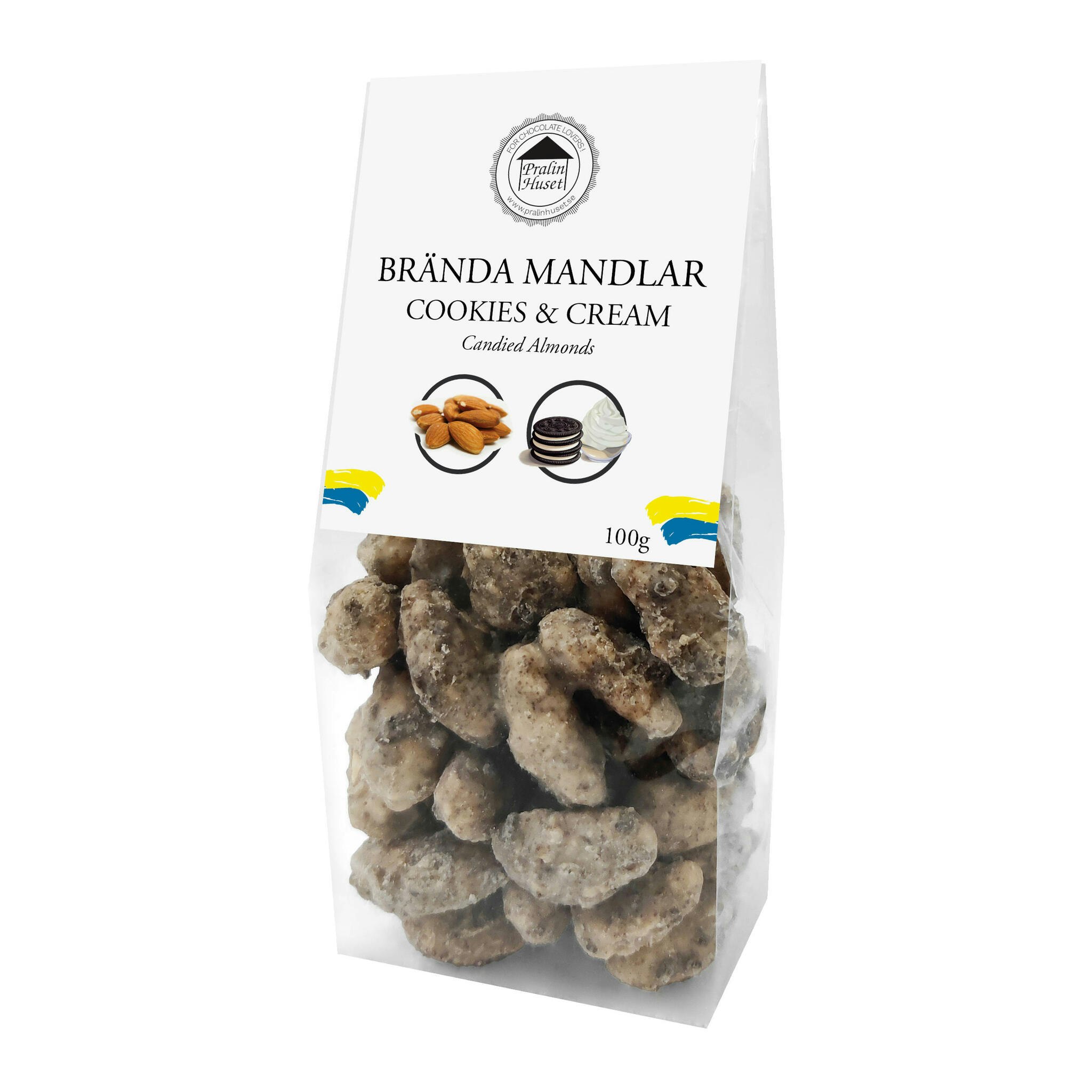 Pralinhuset - Brända Mandlar - Cookies & Cream