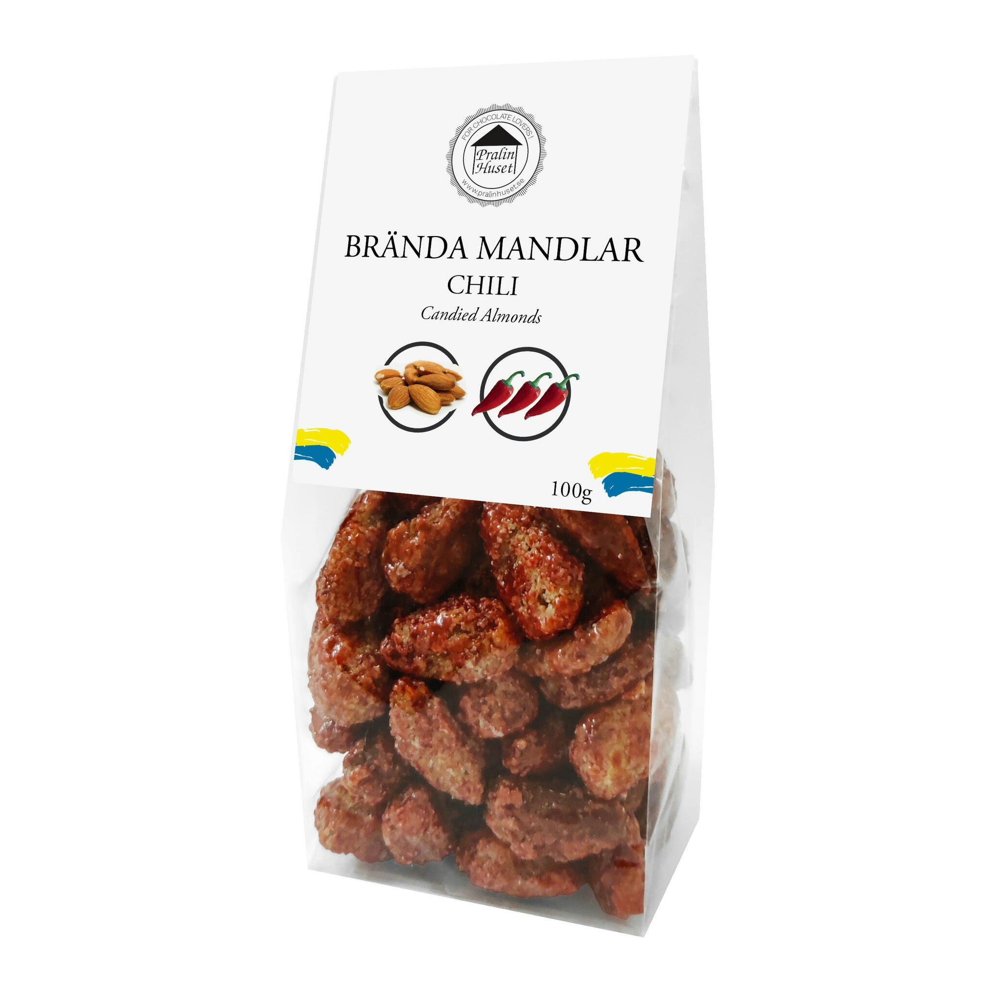 Pralinhuset - Brända Mandlar - Chili