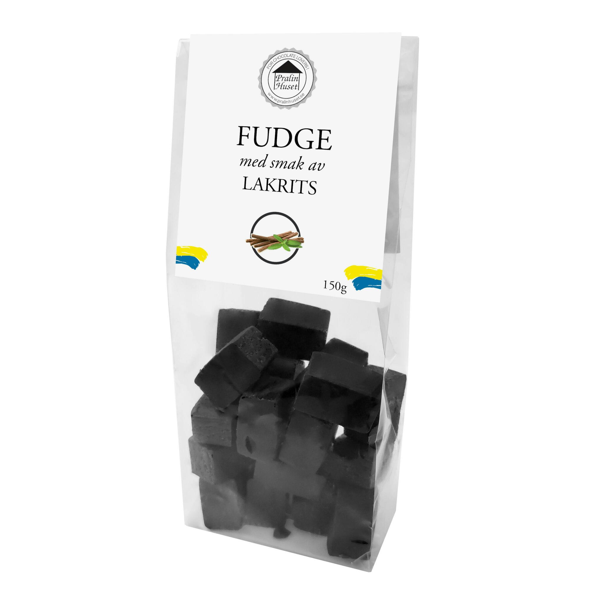 Pralinhuset - Fudge - Lakrits