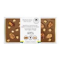 Pralinhuset - 40% Kakao - Brända Mandlar, Irish Coffee & Fudge