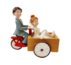 Bröllopsfigure - Loving Bike Ride