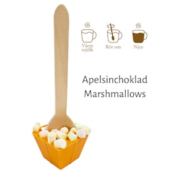 Pralinhuset - Drickchoklad - Apelsinchoklad - Marshmallows