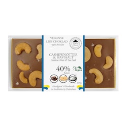 Pralinhuset - Mjölkfri Choklad - Cashew & Havssalt