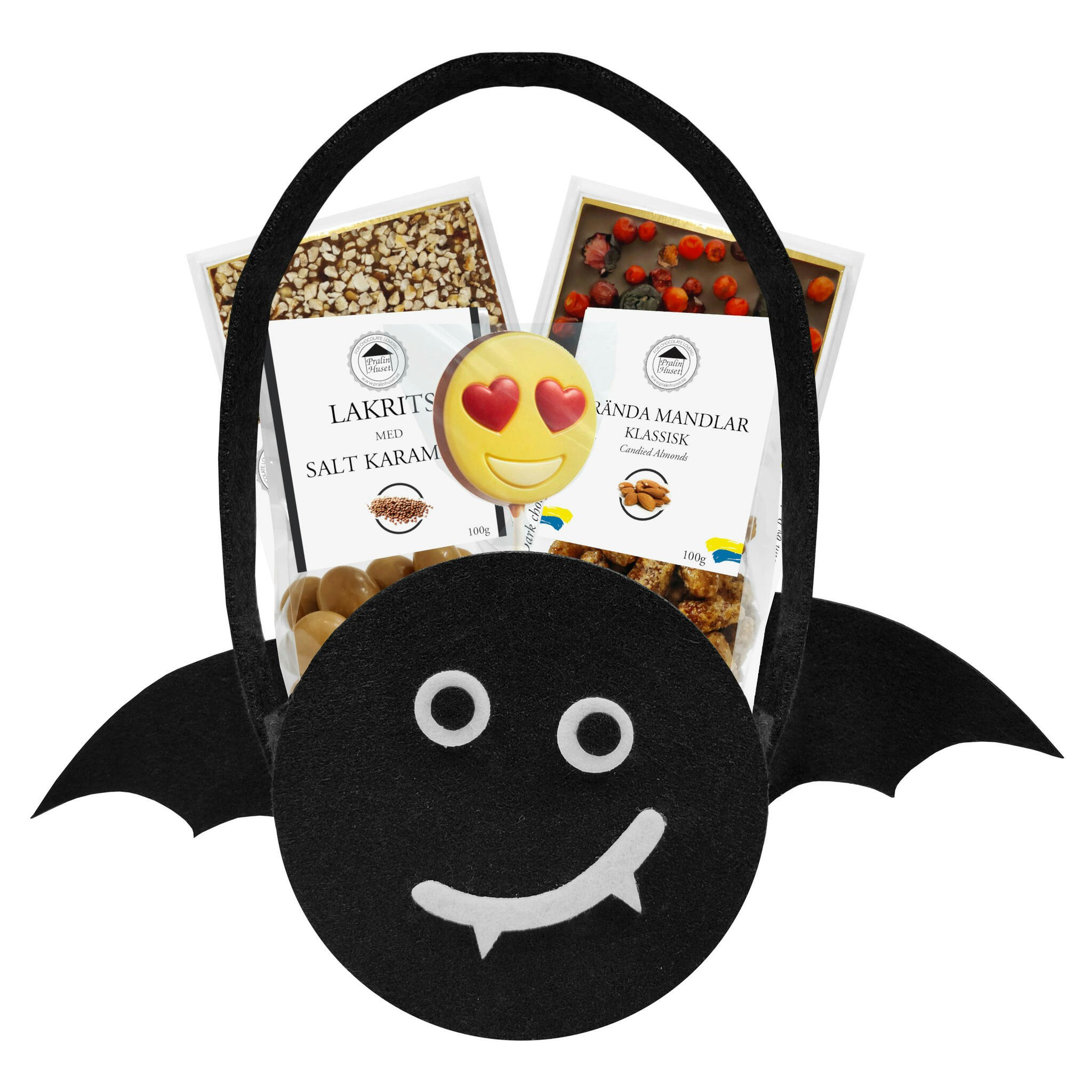 Pralinhuset - Halloween - Korg - Stor Fladdermus