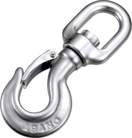 Slip Hook with Swivel Eye, Forged Wll 500kg