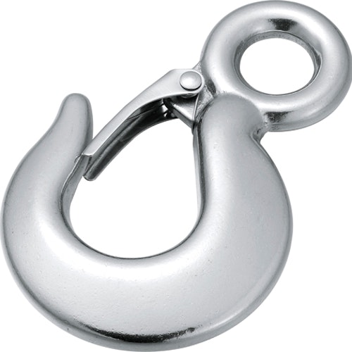 Slip Hook with Fixed Eye, Forged wll 320kg, 4 stk