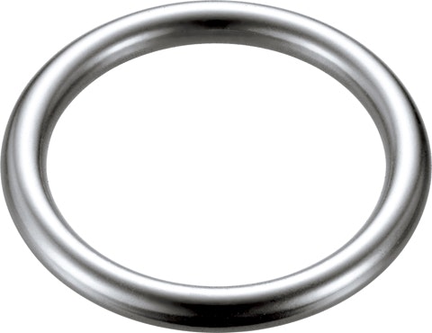 Round Ring, Casted (Bright Polished) Wll 800kg. 5 stk