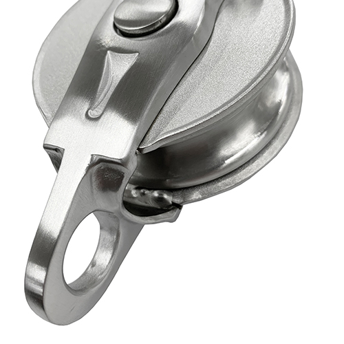 AK Snatch Block Type 3-A, Shingle Sheave (with Forged Hook Top) PAT. Wll 1,4t