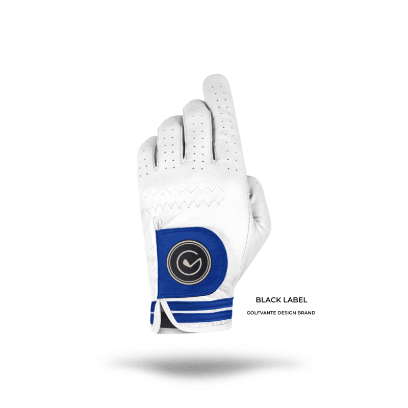 Golfhandsken Electro ICON i vitt och blått