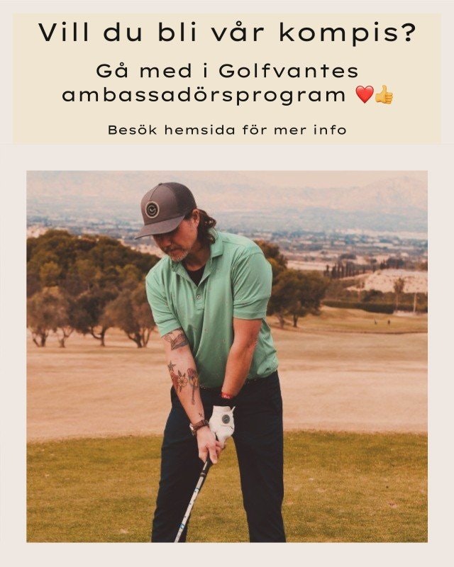 Golfvante Ambassadörsprogram - golfhandskar