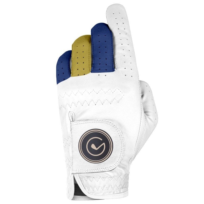 Golfhandske Gamla Svedala by Anton I svenska färger, blå och gul
