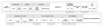 THE STANDARD® EASA FCL - Pilot Logbook