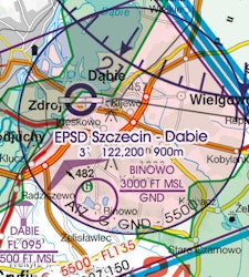 VFR Chart Poland South East 1:500 000