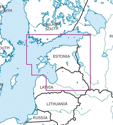 VFR Karta Estland 1:500 000