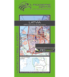 VFR Chart Latvia 1:500 000