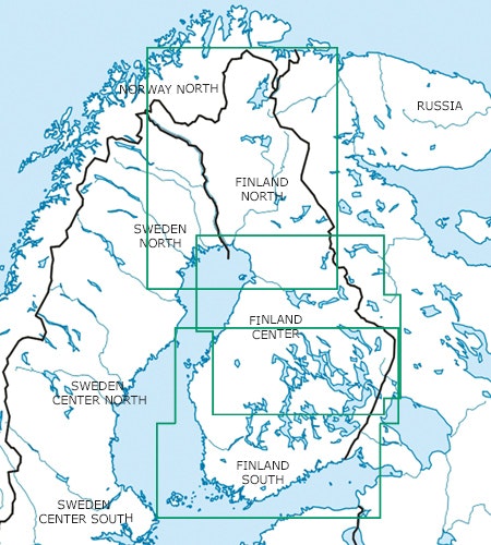 VFR Map Finland South 1: 500 000